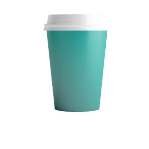 Single wall with lid you can add your logo - 1000 Pcs