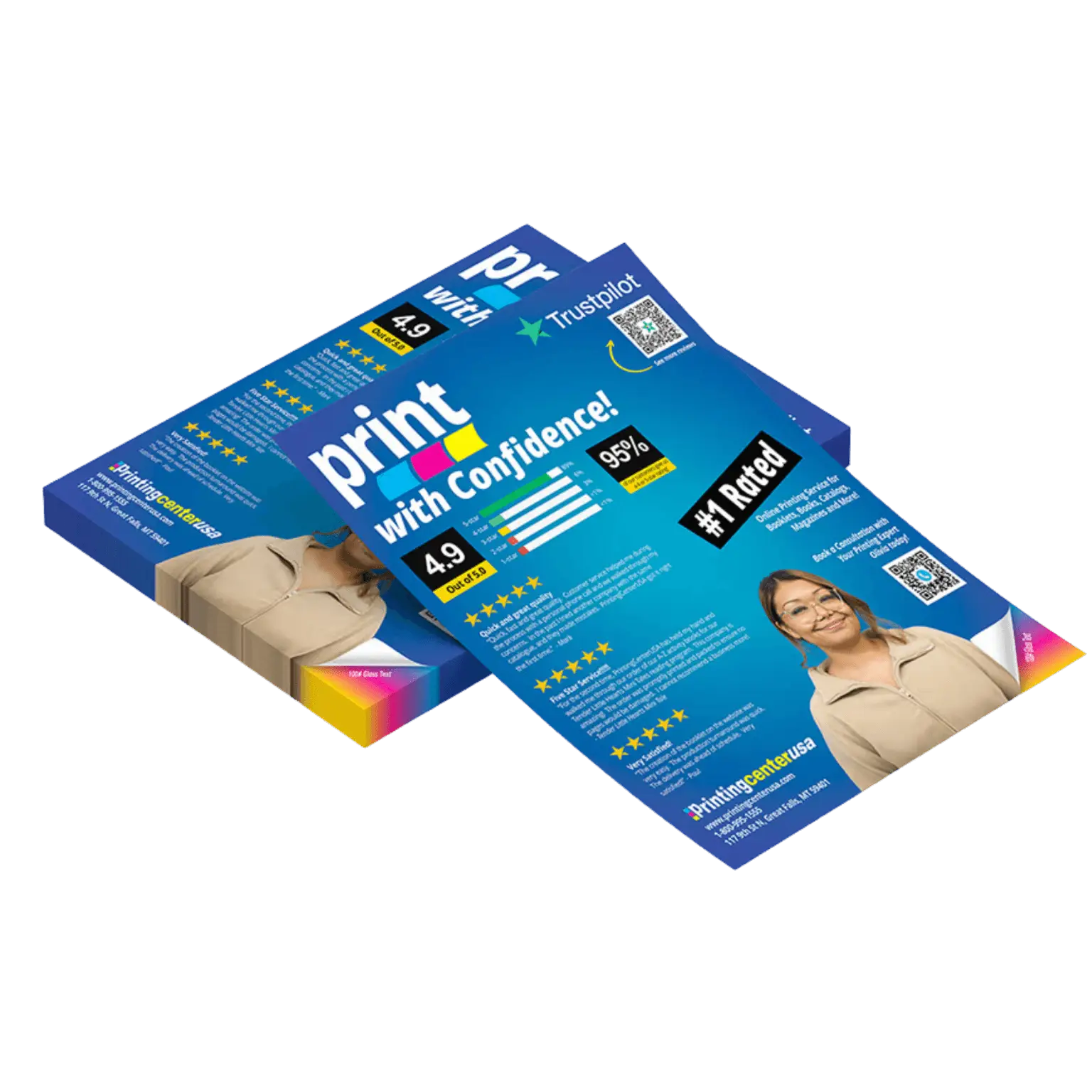 Custom flyer design and printing services in Abu Dhabi